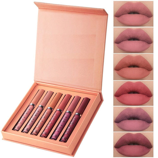 Matte Glamour Lipstick - 6-pack
